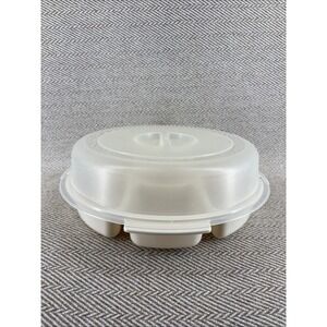 Rubbermaid Servin Saver 0259  12" Round Vegetable Fruit Dip Tray